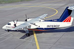 D-BIRT @ EDDL - D-BIRT   De Havilland Canada DHC-8-102 Dash 8 [260] (Interot) Dusseldorf Int'l~D 28/09/1992 - by Ray Barber