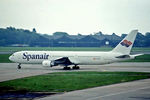 EC-FCU @ EGCC - EC-FCU   Boeing 767-3Y0ER [24999] (Spanair) Manchester-Ringway~G 10/06/1996 - by Ray Barber