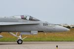 J-5021 @ LFRJ - McDonnell Douglas FA-18C Hornet, Taxiing to flight-line, Landivisiau Naval Air Base (LFRJ) Tiger Meet 2017 - by Yves-Q