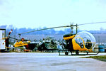 G-BFEF @ EGGW - G-BFEF   Agusta-Bell AB-47G-3B-1 Sioux AH.1 [1541] (Autair Ltd) Luton~G 24/04/1978 - by Ray Barber