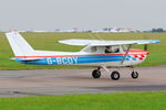 G-BCDY @ EGSH - Leaving Norwich. - by keithnewsome