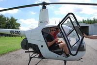 OO-CRO @ EBNM - Me inside this OO-CRO Robinson R22 Beta at Namur-Suarlee Airfield, with instructor Jean-Yves Dantinne. Jean-Yves unfortunately lost his life in an helicopter (R22 3847 OO-DTZ) crash a year and a half later in Huy, Belgium. RIP. - by Mikael Andres