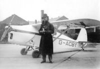 G-ACBY - George Stead at Old Warden with the Comper Swift he flew to India with Richard Shuttleworth in 1933. A detailed account of the India Flight is recorded in Stead's book A Pilot's Story at www.cdarts.co.uk - by Unknown