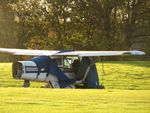 G-ISEH @ EGSX - Cessna Skylane since an accident in 2016 when a gale flipped it over onto its back, it has been slowly disintegrating at North Weald - by Chris Holtby