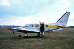 G-AYLJ @ EGLM - G-AYLJ   Piper PA-31-310 Turbo Navajo B [31-693] (Vickers Ltd) White Waltham~G 03/09/1975 - by Ray Barber