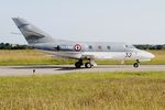32 @ LFRJ - Dassault Falcon 10 MER, Taxiing to rwy 26, Landivisiau Naval Air Base (LFRJ) - by Yves-Q