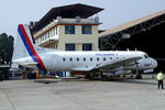 9N-AAV @ VNKT - 9N-AAV   Avro 748 Srs.2A/253 [1672] (Royal Nepal Airlines) Kathmandu-Tribhuvan Int'l~9N 04/02/2009 - by Ray Barber