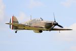 F-AZXR @ LFFQ - Hawker Hurricane Mk.IIa, On display, La Ferté-Alais airfield (LFFQ) Airshow 2016 - by Yves-Q