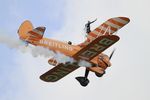 N707TJ @ LFFQ - Boeing A75N1(PT17), On display, La Ferté-Alais Airfield (LFFQ) Air Show 2016 - by Yves-Q