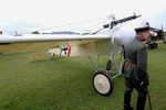 G-UDET @ LFFQ - Fokker EIII Replica, static display, La Ferté-Alais airfield (LFFQ) Airshow 2016 - by Yves-Q