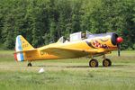 F-AZBQ @ LFFQ - North American T-6G Texan, Taxiing to parking area, La Ferté-Alais Airfield (LFFQ) Air show 2015 - by Yves-Q