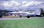 407 BLUE @ EGLF - 407 Blue   Mikoyan-Gurevich MiG-29S Fulcrum [2960507682] (MiG-MAPO) Farnborough~G 11/09/1992 - by Ray Barber