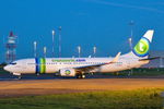 F-GZHO @ EGSH - Leaving Norwich for Paris, Orly. Retaining original colour scheme. - by keithnewsome