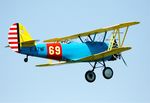 F-AZNF @ LFFQ - Naval Aircraft Factory N3N-3,  On display, La Ferte-Alais Airfield (LFFQ) Air Show 2012 - by Yves-Q