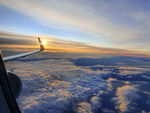 ZK-NNA - Sunrise on our early morning AKL-WLG flight - by Micha Lueck