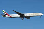 A6-ECE @ YPPH - Boeing 777-3H(ER) cn 35575 LN 681. Emirates A6-ECE final rwy 21 YPPH 12 December 2020 - by kurtfinger