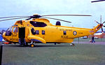 XZ599 @ EGVP - XZ599   Westland Sea King HAR.3 [WA/865] (Royal Air Force) AAC Middle Wallop~G 25/07/1982 - by Ray Barber