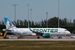 N367FR @ PBI - taxiing at PBI - by Bruce H. Solov