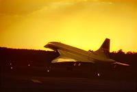 G-BOAC - Leaving Farnborough by sunset - by joannes van mierlo