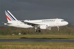 F-GRXB @ LFRB - Airbus A319-11, Landing rwy 07R, Brest-Bretagne airport (LFRB-BES) - by Yves-Q