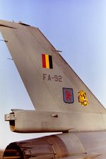 FA-92 @ EBBE - 1996-02.F-16A.SPOTTERSDAY. - by Robert Roggeman
