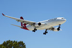 VH-EBL @ YPPH - Airbus A330-203 cn 976. Qantas VH-EBL Whitsundays final runway 06 YPPH 19 February 2021 - by kurtfinger