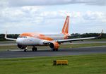 G-EZOX @ EGCC - Airbus A320-214 of easyJet in special '20 years jubilee' colours at Manchester airport