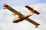 F-ZBFS @ LFFQ - Canadair CL-415, On display, La Ferté-Alais airfield (LFFQ) Air show 2015 - by Yves-Q