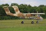 F-AZKM @ LFFQ - North American OV-10B Bronco, Taxiing, La Ferté-Alais (LFFQ) air show 2015 - by Yves-Q