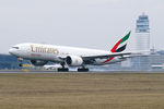 A6-EFG @ LOWW - Emirates Skycargo Boeing 777-F1H - by Thomas Ramgraber