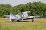 F-AZLY @ LFFQ - Yakovlev Yak-3U, Taxiing, La Ferté-Alais airfield (LFFQ) Air show 2015 - by Yves-Q