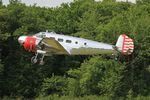 N21FS @ LFFQ - Beech 3NM, Take off, La Ferté-Alais (LFFQ) Air show 2015 - by Yves-Q