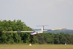 F-CMAX @ LFFQ - Pilatus B4-PC11 AF, Landing, La Ferté-Alais airfield (LFFQ) Airshow 2015 - by Yves-Q