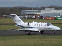 G-CJDB @ EGBJ - Back tracking Runway 27 at Gloucestershire Airport. - by James Lloyds