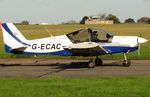G-ECAC @ EGSH - Departing to Cambridge (CBG) after a short visit. - by Michael Pearce
