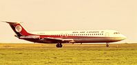 G-AWWX @ EBBR - Landing at Brussels 25L early 90s - by Joannes Van Mierlo