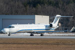 N804X @ KBED - Scan 04, Northrop's CRJ-700 test airframe, about to depart Hanscom - by mwils