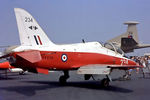 XX234 @ EGDG - XX234   Hawker Siddeley Hawk T.1 [312070] (Royal Air Force) RAF St Mawgan  / Newquay~G @ 10/08/1983 - by Ray Barber