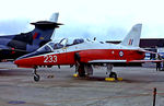 XX233 @ EGUN - XX233   BAe Systems Hawk T.1 [312069] (Royal Air Force) RAF Mildenhall~G 23/05/1981 - by Ray Barber
