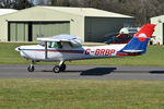 G-BRBP @ EGLD - Cessna 152 at Denham. Ex N5324P - by moxy