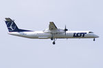 SP-EQF @ LOWW - LOT - Polish Airlines De Havilland Canada Dash 8-402Q - by Thomas Ramgraber