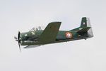 F-AZKG @ LFFQ - North American T-28A Fennec, On display, La Ferté-Alais airfield (LFFQ) Air show 2016 - by Yves-Q