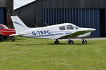 G-TEFC @ EGLM - Piper PA-28-140 Cherokee at White Waltham. Ex OY-PRC - by moxy