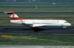 OE-LFR @ EDDL - Fokker 70 F28-0070 - OS AUA Austrian Airlines 'Steyr' - 11572 - OE-LFR - 30.07.1996 - DUS - by Ralf Winter