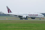A7-BFF @ LOWW - Qatar Airways Cargo Boeing 777-FDZ - by Thomas Ramgraber
