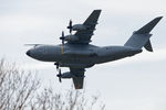 ZM416 - A400M seen flying at very low level over the North Norfolk countryside - by nbroadsman