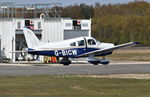 G-BICW @ EGLK - Piper PA-28-161 Cherokee Warrior II at Blackbushe. Ex N2091U - by moxy