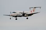 F-HBCC @ LFRB - Beech 1900D, Short approach rwy 25L, Brest-Bretagne Airport (LFRB-BES) - by Yves-Q