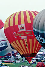 G-BNNE - G-BNNE   Cameron N-77 HAFB [1413] (Balloon Stable) Ashton Court Bristol~G 09/08/1992 - by Ray Barber
