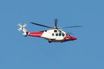 G-MCGU - Off airport. HMCG SAR helicopter (Rescue 169) over Swansea, Wales, UK. - by Roger Winser